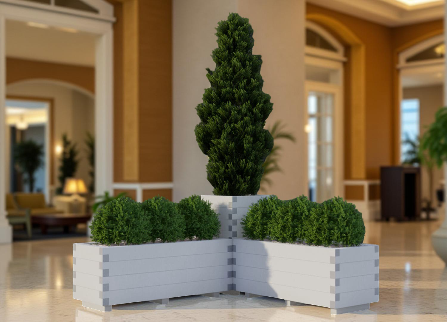 Otel Ve Resort Projelerinde Büyük Ahşap Saksı Kullanımı Doğal Atmosfer Sıcak Doku Ve Profesyonel Peyzaj Rehberi